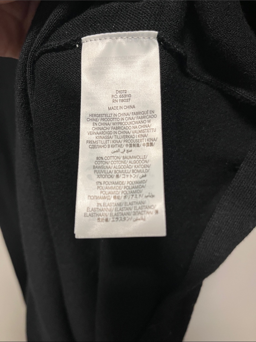 BODEN Knitted Fit and Flare Midi Dress, Long Sleeves, Black, Size - Picture 9 of 9